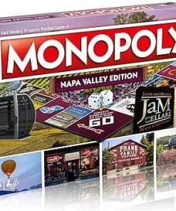 Napa Valley Monopoly Board Game for 2-6 Players Family Fun Night 2