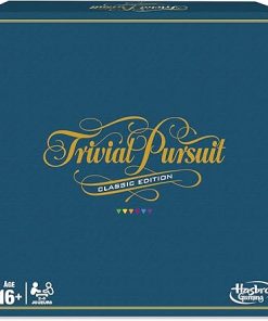 Hasbro Trivial Pursuit Classic Edition Board Game for Family Fun