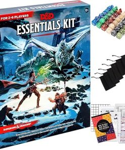 Dungeons and Dragons Essentials Kit Starter Set with Dice and Materials