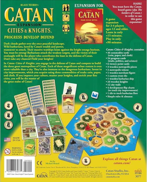 CATAN Cities and Knights Expansion - Enhance Your Strategy Game Experience - Image 2