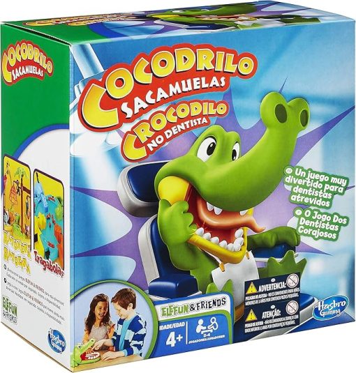 Crocodile Dentist Game of Skill by Hasbro Gaming Multicolored Version