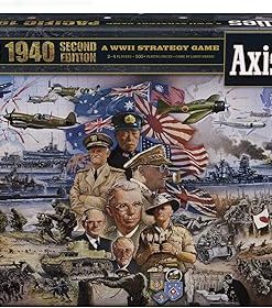Axis and Allies Pacific 1940 Second Edition WWII Strategy Board Game