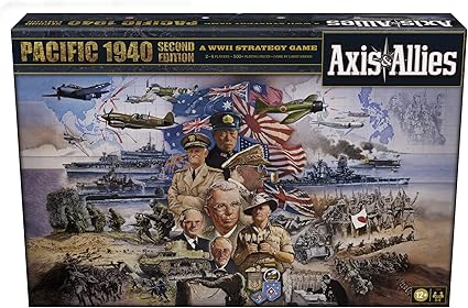 Axis and Allies Pacific 1940 Second Edition WWII Strategy Board Game Axis and Allies Pacific 1940 Second Edition WWII Strategy Board Game