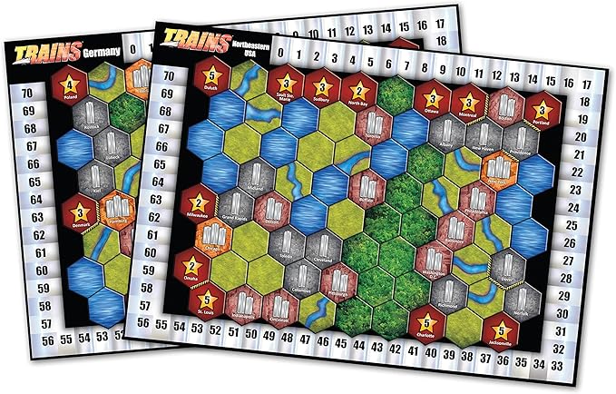AEG Trains Map Game Set for Fun Strategy Board Game Play 2 AEG Trains Map Game Set for Fun Strategy Board Game Play - Image 2