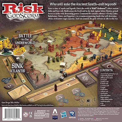 Risk Godstorm Board Game – Command 5 Ancient Cultures in War Strategy 2 Risk Godstorm Board Game - Command 5 Ancient Cultures in War Strategy - Image 2