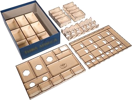 Terra Mystica Game Organizer Wood Storage Box with Multiple Trays Terra Mystica Game Organizer Wood Storage Box with Multiple Trays