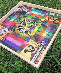Jamaican Ludo 80s Reggae Kings Edition Oversized Board Game for Family Fun 2