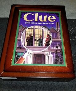 Parker Brothers Vintage Game Collection Wooden Box Clue Board Game