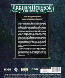 Arkham Horror The Roleplaying Game CORE RULEBOOK – Dive into 1920s Arkham’s Mysterious World! Immersive RPG Adventure for Kids & Adults, Ages 14+, 2-6 Players, 1+ Hour Playtime, Made by EDGE Studio 2