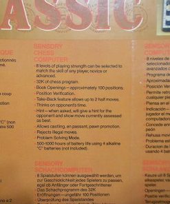 Fidelity International Classic Chess CC8 6079 Review and Features 2