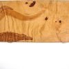 Handmade Wooden Backgammon Game Set, Vitruvian Man Gravure – Small Size (30x15x5 cm – 11.8”x5.9”x1.9” Closed) 4