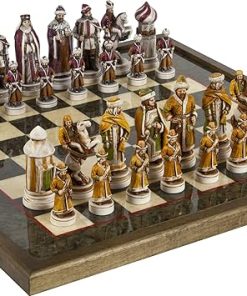 Bello Games Tzar Ivan The Great Chessmen and Sofisticato Chess Board 2