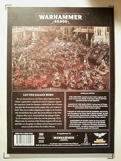 Warhammer 40K Traitor Legions Codex Supplement from Games Workshop 2 Warhammer 40K Traitor Legions Codex Supplement from Games Workshop - Image 2