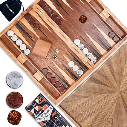 Quality 17 Inch Backgammon Sets for Adults with Unique Checkers and Dice
Elegant Wood Inlaid Backgammon Board Game Set for Fun Game Nights
Travel Size Large Backgammon Game Sets for 2 Players Nardi or Tavla Quality 17 Inch Backgammon Sets for Adults with Unique Checkers and Dice
Elegant Wood Inlaid Backgammon Board Game Set for Fun Game Nights
Travel Size Large Backgammon Game Sets for 2 Players Nardi or Tavla