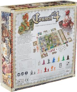CMON Council of Four Strategy Board Game for 2 to 4 Players 2