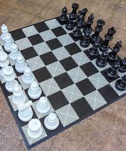 25 Inch Giant Chess Set for Outdoor Fun and Family Entertainment 2
