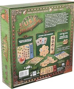 US Telegraph Board Game Interactive Tile Placement Strategy Game 2-4 Players 2