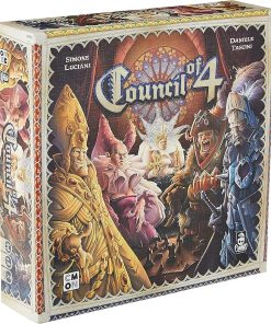 CMON Council of Four Strategy Board Game for 2 to 4 Players