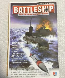 Milton Bradley Battleship Classic Board Game for Family Fun