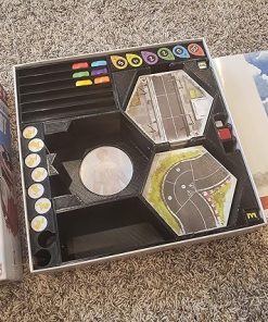 Box Organizer and Board Game Clips for Rallyman GT and Expansions 2
