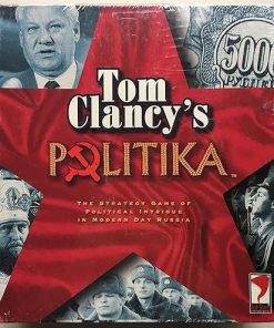 Tom Clancy’s Politika Board Game 1997 Red Storm sealed
